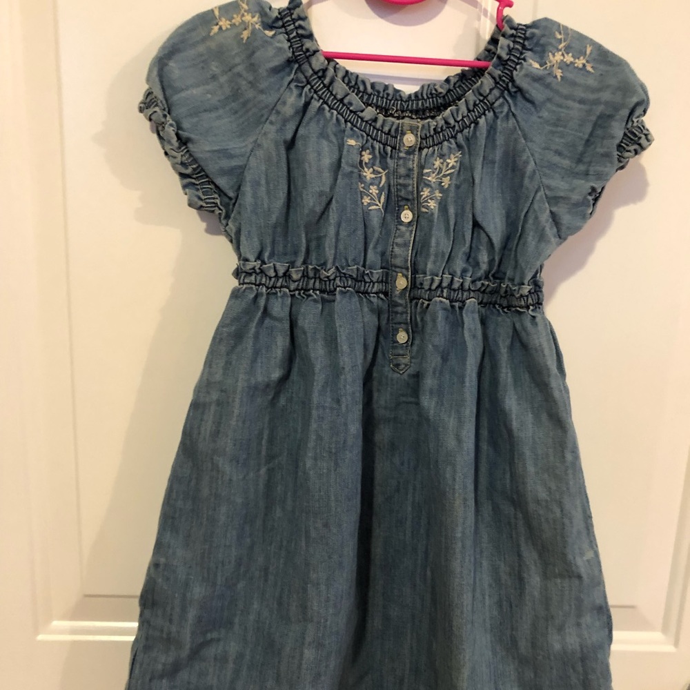 Girls denim dress